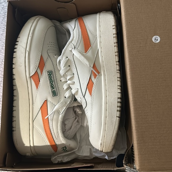 Rare! Reebok Revenge Double C Leather Sneakers - Picture 3 of 10